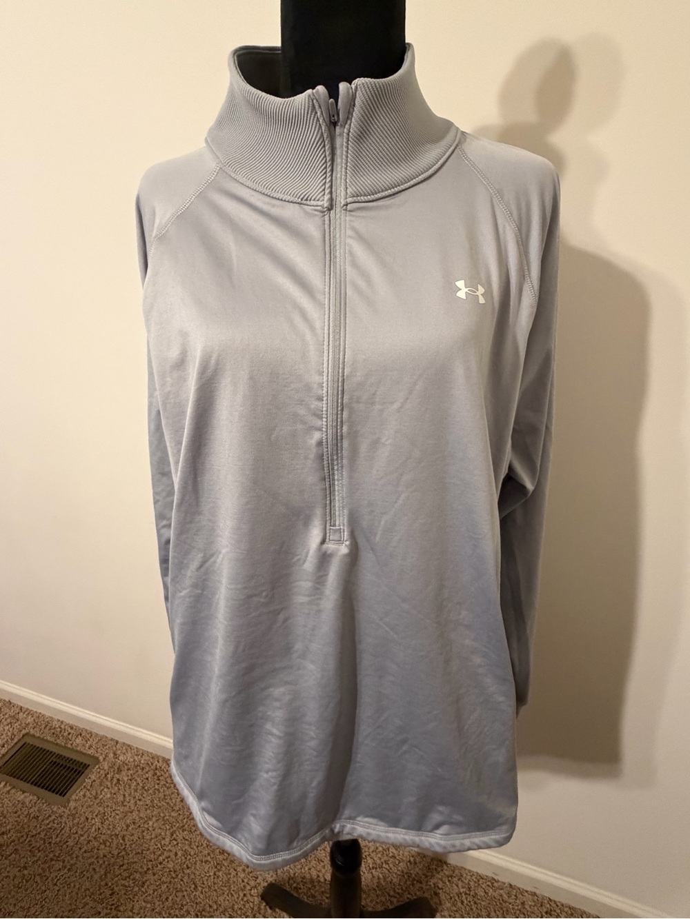 Under Armour Light GrayQuarter-Zip Pullover